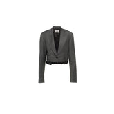 Miu miu Grisaille Single Breasted Jacket